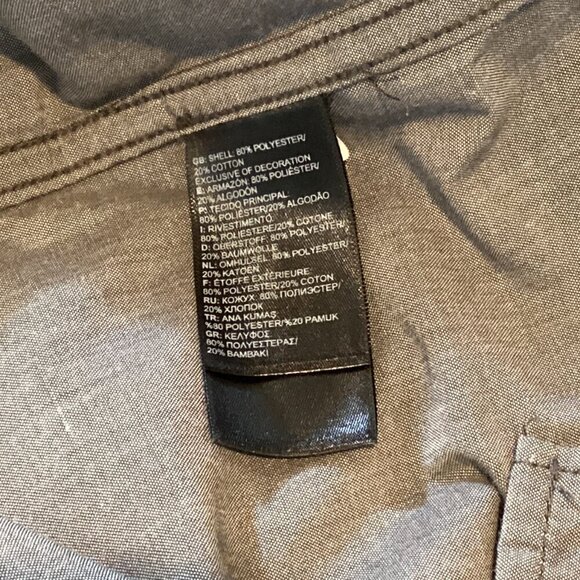 The North Face Men's Casual Button Down Shirt Sz L Slate Gray 243M - Picture 5 of 7